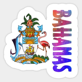 Bahamas Coat of Arms Design Sticker